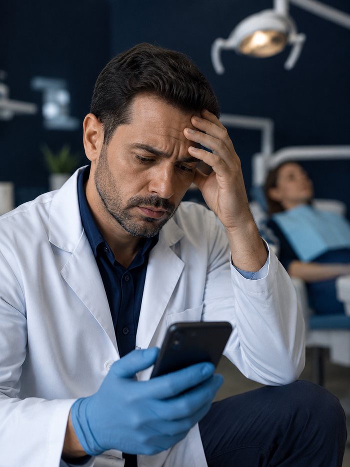 Dentista frustrada — restauração que fraturou por falta de reforço correto